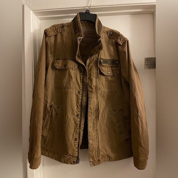 Men's Tan Jacket - Picture 9 of 10